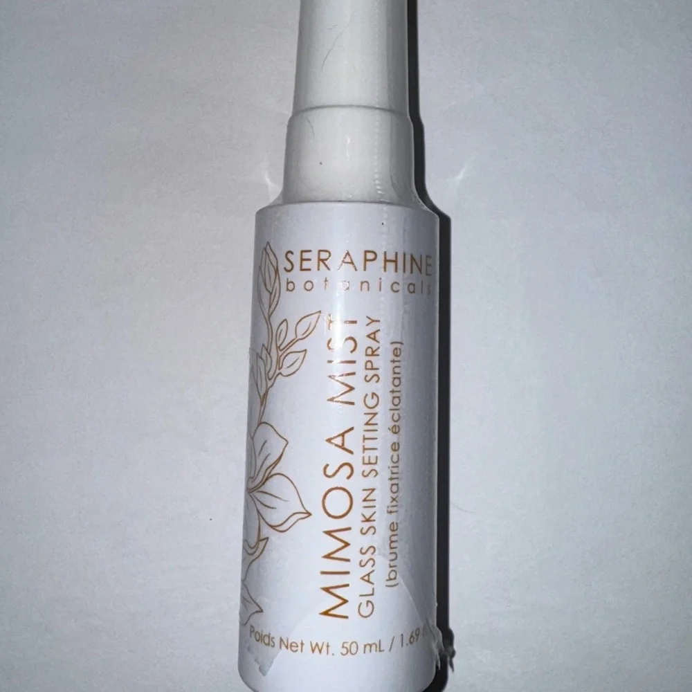 Seraphine Botanicals Mimosa Mist - Glass Skin Setting Spray, Sealed NEW 50 mL